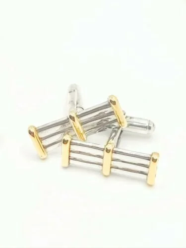 Tiffany & Co. Sterling Silver & 14KYG Cufflinks — DeWitt's